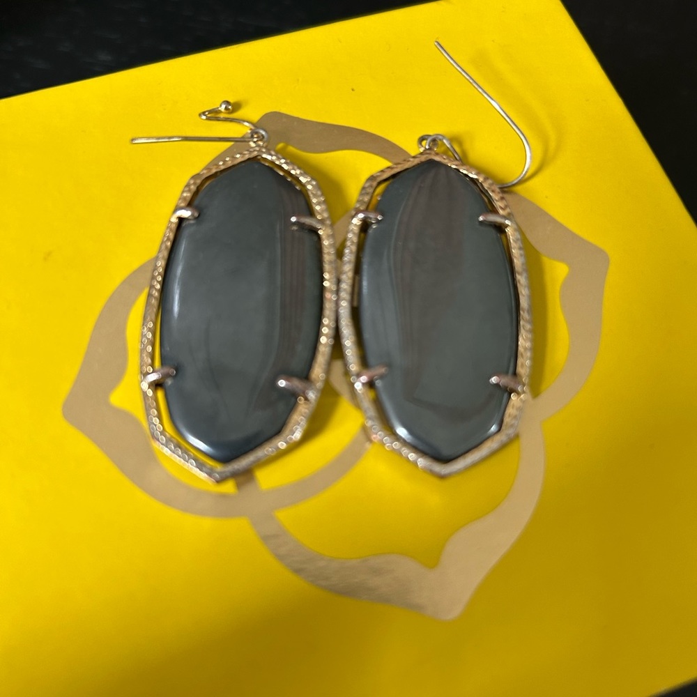 Kendra Scott Danielle Hematite Earrings